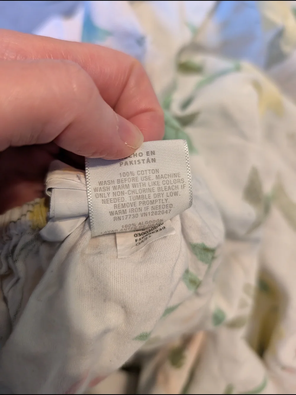 Cloud Island Floral, Pastel Pink, Light Gray Minicrib Playard Fitted Sheets